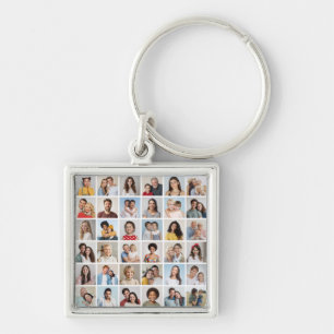 Create Your Own 36 Photo Collage Key Ring