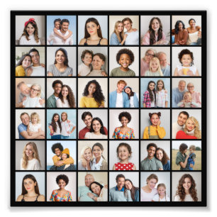 Create Your Own 36 Photo Collage Photo Enlargement Print