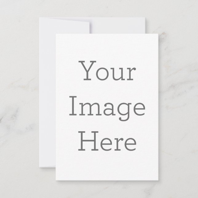8.9 cm x 12.7 cm Flat Greeting Card (Front)