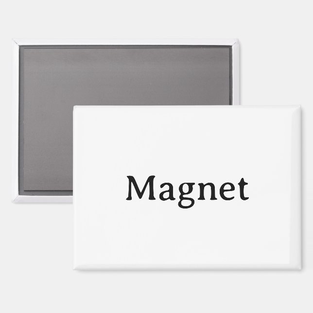 Create Your Own 3.5" x 2.5" Rectangle Magnet (Front/Back)