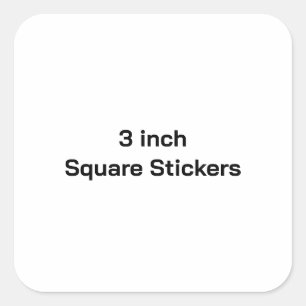 Create Your Own 3 inch Glossy Square Sticker