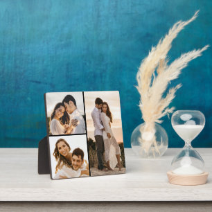 Create Your Own 3 Photo Collage Plaque