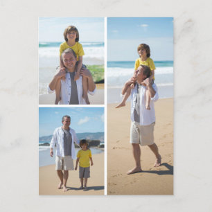 Create Your Own 3 Photo Collage  Postcard