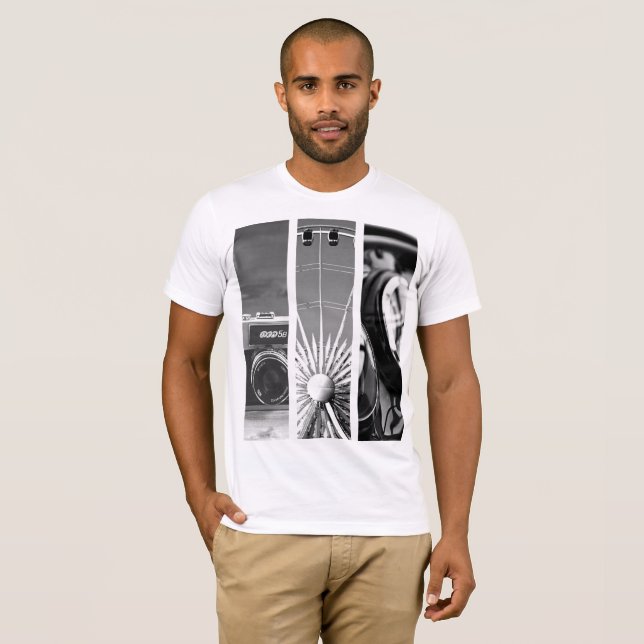 Create-Your-Own 3-Photo Collage T-Shirt (Front Full)