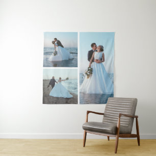 Create Your Own 3 Photo Collage Tapestry