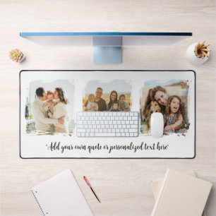 Create Your Own 3 Photo Desk Mat
