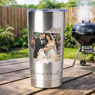 Create Your Own 3 Photo Personalised Stainless Insulated Tumbler
