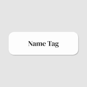 Create Your Own 3" X 1"  Name Tag