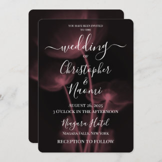 Create Your Own - 3 X-Ray Flowers Wedding Invitation