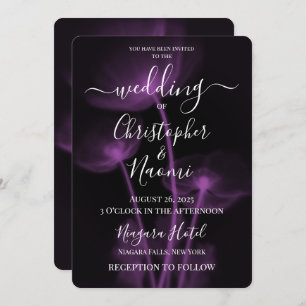 Create Your Own - 3 X-Ray Flowers Wedding Invitation
