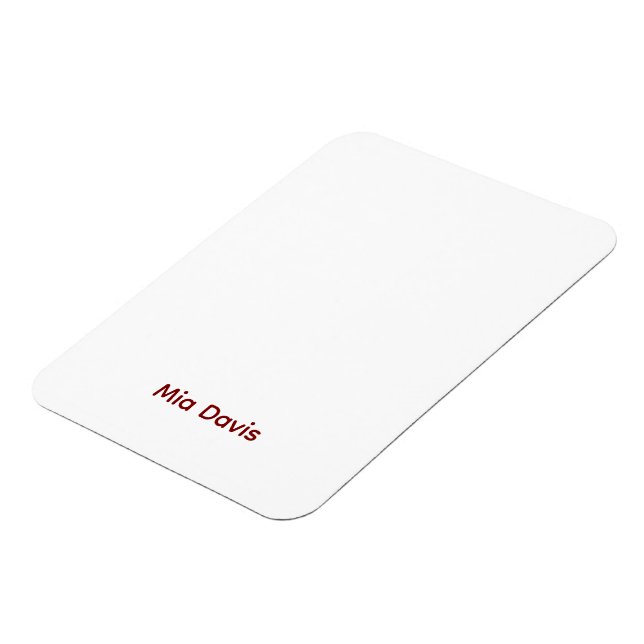 Create Your Own 3''x4'' Flexible Magnet (Left Side)