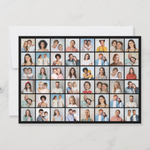 Create Your Own 48 Photo Collage Card