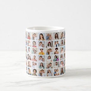 Create Your Own 48 Photo Collage Coffee Mug