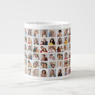 Create Your Own 48 Photo Collage Large Coffee Mug