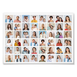 Create Your Own 48 Photo Collage Photo Enlargement Print
