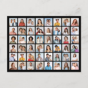 Create Your Own 48 Photo Collage Postcard