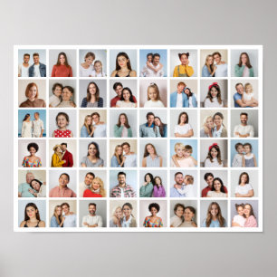 Create Your Own 48 Photo Collage Poster