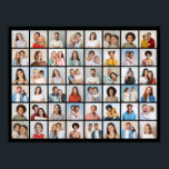 Create Your Own 48 Photo Collage Poster<br><div class="desc">Create your own 48 Photo Collage for Christmas, Birthdays, Weddings, Anniversaries, Graduations, Father's Day, Mother's Day or any other Special Occasion, with our easy-to-use design tool. Add your favourite photos of friends, family, vacations, hobbies and pets and you'll have a stunning, one-of-a-kind photo collage. Our custom photo collage is perfect...</div>
