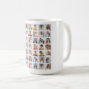 Create Your Own 49 Photo Collage  Coffee Mug