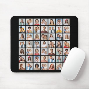Create Your Own 49 Photo Collage Mouse Pad