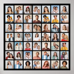 Create Your Own 49 Photo Collage  Poster