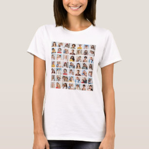 Create Your Own 49 Photo Collage  T-Shirt