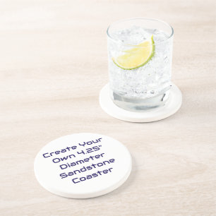 Create Your Own 4.25" Diameter Sandstone Coaster
