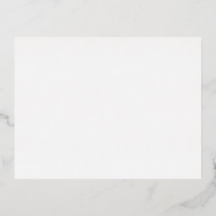Create Your Own 4.25" x 5.6" Foil Invitation Postc