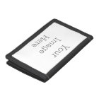 Create Your Own 4.5” x 3.1” TriFold Nylon Wallet