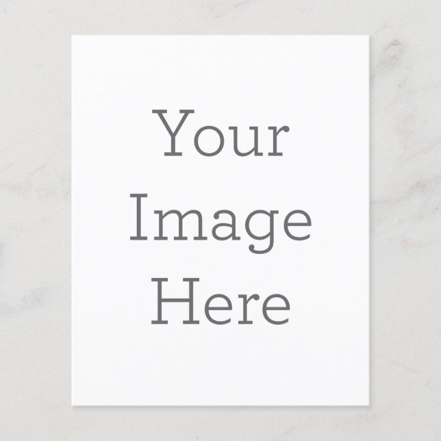 11.4 cm x 14.2 cm (4.5" x 5.6") Flyer Paper (Front)