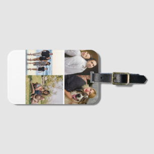 Create Your Own 4 Family Photo Collage Custom Luggage Tag