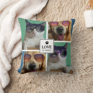 Create Your Own 4 Pet Photo Collage  Cushion