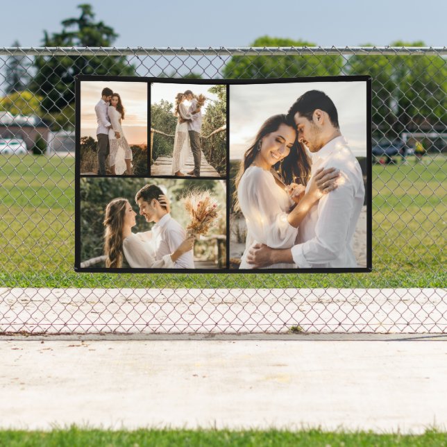 Create Your Own 4 Photo Collage Banner (Insitu)