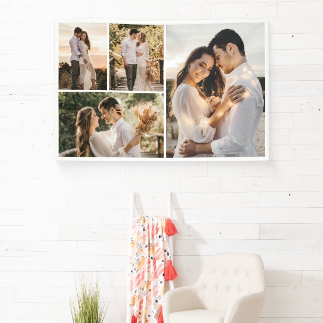 Create Your Own 4 Photo Collage Banner (Insitu)