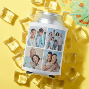 Create Your Own 4 Photo Collage Can Cooler