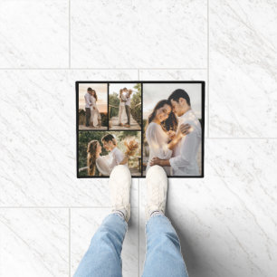 Create Your Own 4 Photo Collage Doormat