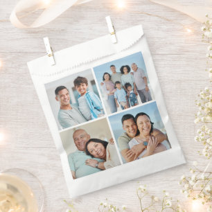 Create Your Own 4 Photo Collage Favour Bag