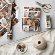 Create Your Own 4 Photo Collage Framed Poster