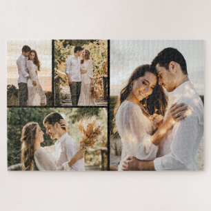 Create Your Own 4 Photo Collage Jigsaw Puzzle