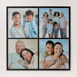 Create Your Own 4 Photo Collage  Jigsaw Puzzle
