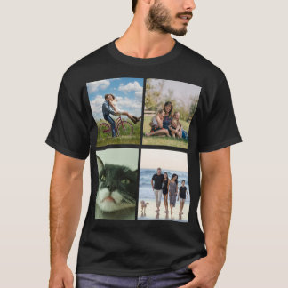 Create Your Own 4 Photo Collage Picture T-Shirt