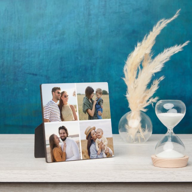 Create Your Own 4 Photo Collage Plaque (Insitu)