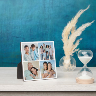 Create Your Own 4 Photo Collage Plaque