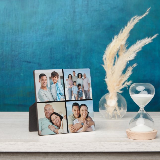 Create Your Own 4 Photo Collage Plaque (Insitu)
