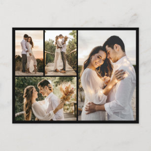 Create Your Own 4 Photo Collage Postcard