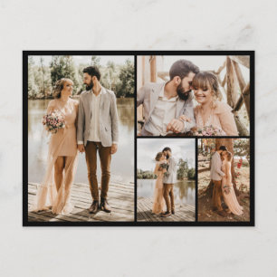Create Your Own 4 Photo Collage Postcard