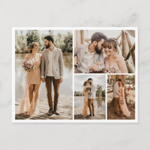 Create Your Own 4 Photo Collage Postcard