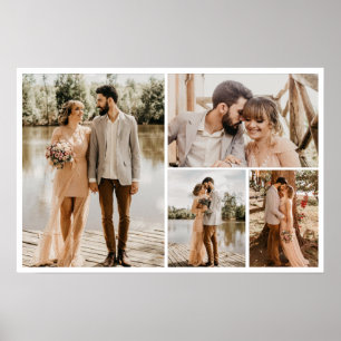 Create Your Own 4 Photo Collage Poster