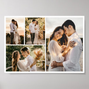 Create Your Own 4 Photo Collage Poster