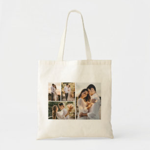 Create Your Own 4 Photo Collage Tote Bag